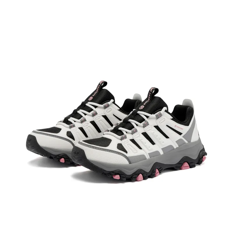 QIAODAN Running Shoes Women's Low Top Birch White/Black-2