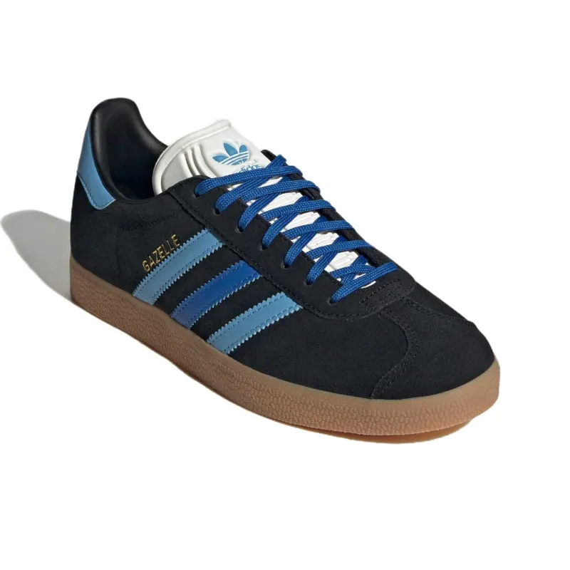 Adidas Gazelle Black Light Blue Women's-2