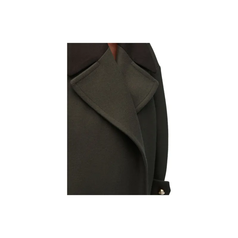 LOEWE Coats Women's Olive Green-3