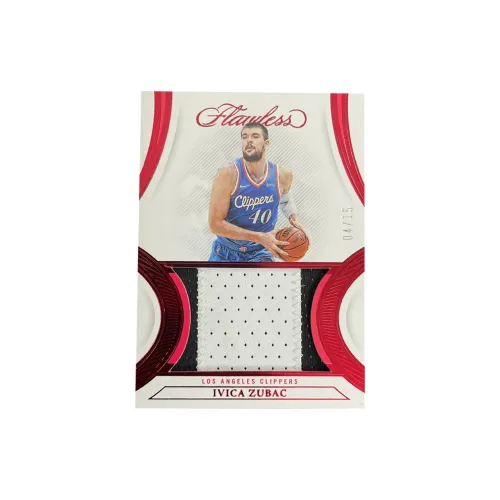 PANINI 2021 22 Portable Clippers Zubac 04/15 Serial Ruby Parallel Patch Competition Worn Jersey Sports Cards 1 Pc