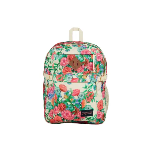 JanSport Polyester Backpack Women's Bouquets Coconut