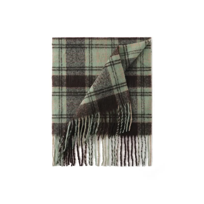 FREE RABBITⅡ Fall And Winter Mohair Windproof Warm Thickened Shawl Scarf Unisex-15