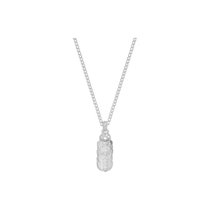 Danfu 925 Sterling Silver Necklaces Unisex-4