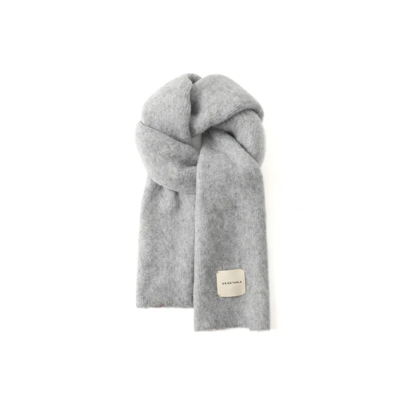 FREE RABBITⅡ Polyester Knit Scarves Unisex-2