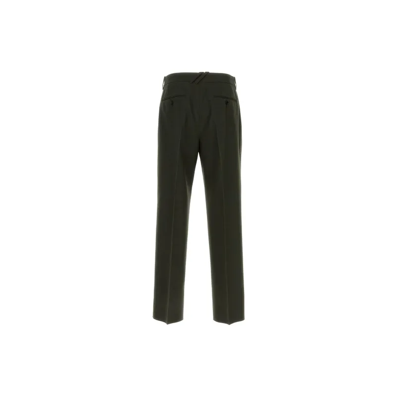 Burberry Wool Tailored Trousers-1