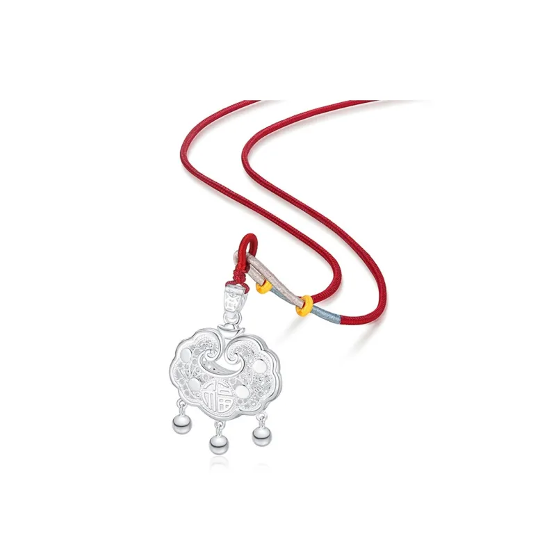 CHAOHONGJI 990 Foot Silver Necklaces Women's-1