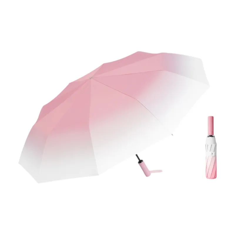 NingYi High Value Color Changing Thickened Vinyl Sun Umbrella With Anti Glare And UV Protection Foldable Sunshade-0