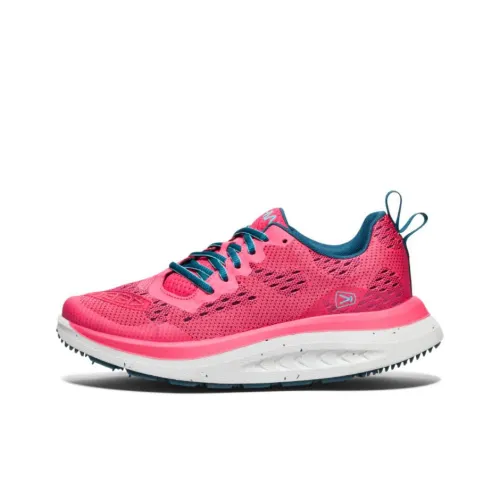 KEEN WK400 Anti Slip Wear Resistant Low Top Casual Shoes Women's Pink