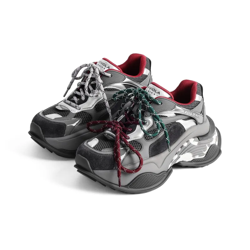 VINYVIOLA Low-Top Chunky Sneakers Women's-14