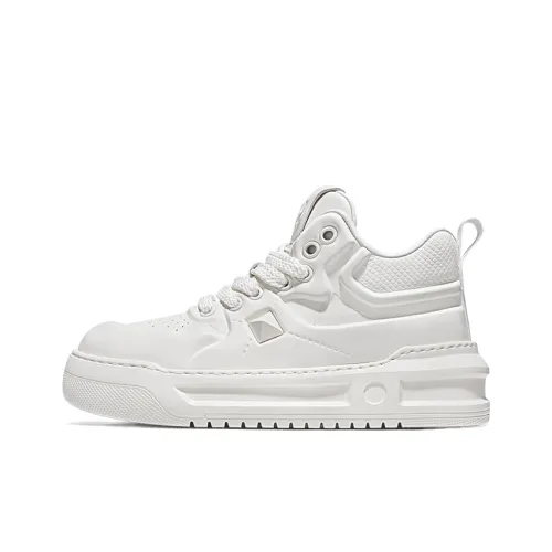SALAXI Anti Slip And Wear Resistant Height Increasing Mid Top Skateboard shoes erhalte Unisex