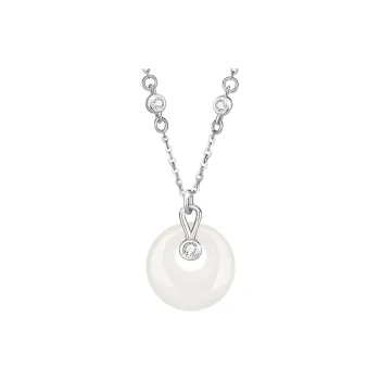 Suddenly Lucky Chalcedony Jade Necklaces Women's
