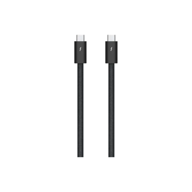 Apple Type C To Type C Thunderbolt 5 USB C Pro Cable Black Woven Cable Fast Charging-0