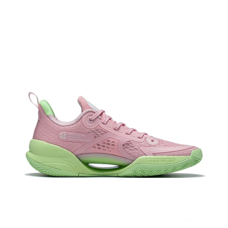 LINING Super Light V2 Basketball Shoes Men Low Top Pink-1