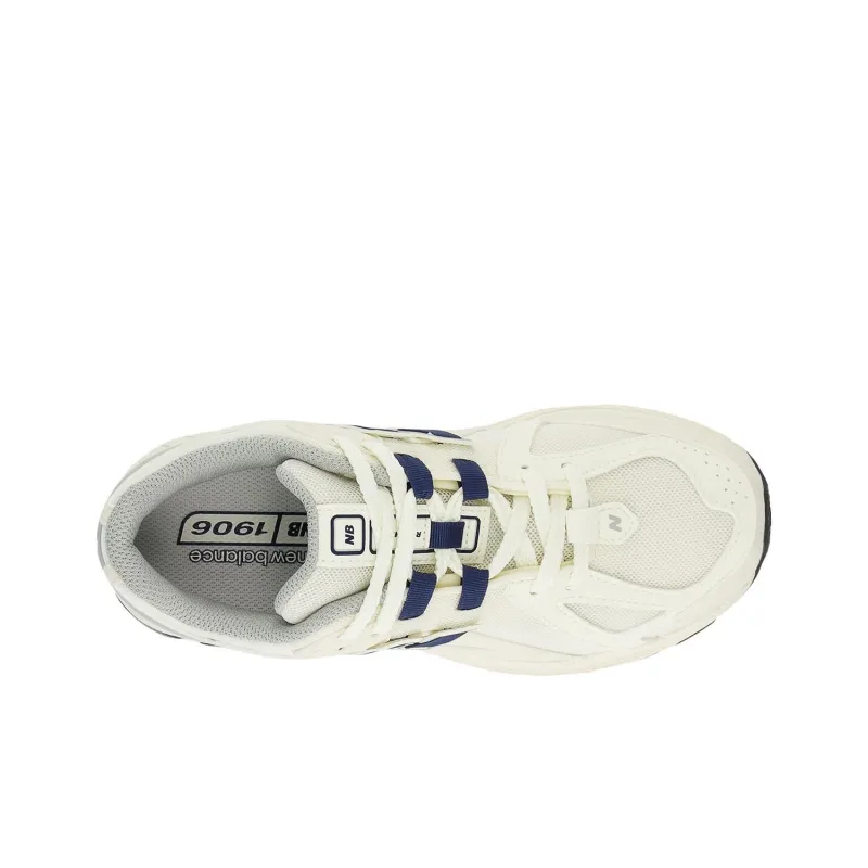 New Balance NB 1906R Abrasion Resistant Shock Absorbers Low Top Kids Lifestyle Shoes Beige Blue Teenagers-3