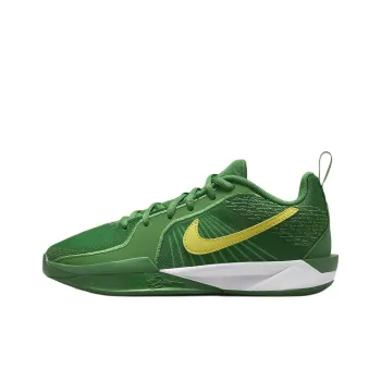 Nike Sabrina 2 Anti Slip Wear Resistant Low Top Children's Basketball Shoes Green Teenagers