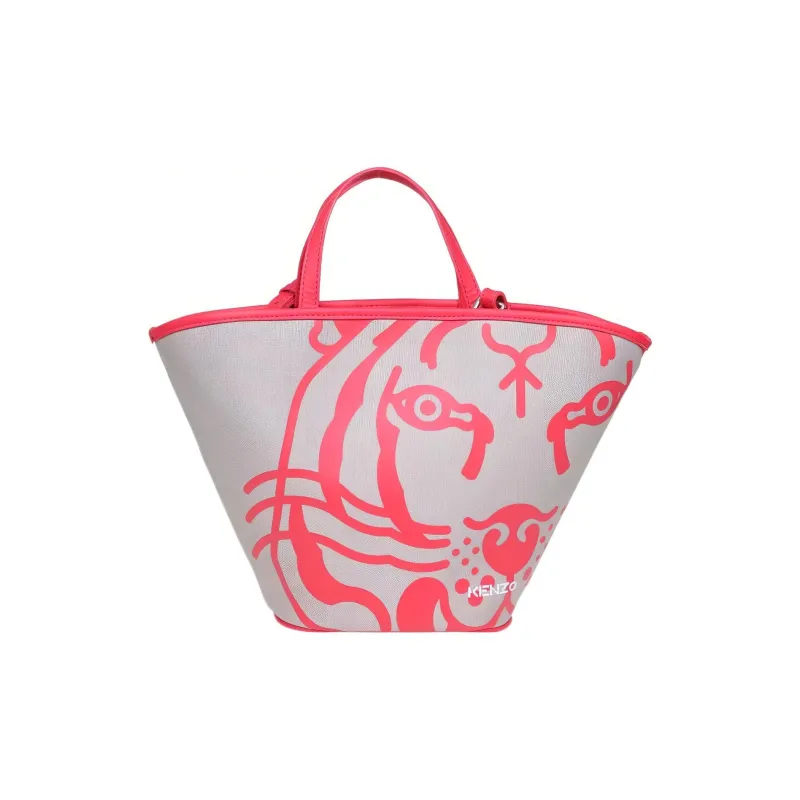 KENZO Cotton One Shoulder Handbag Trumpets Women's Pink-0