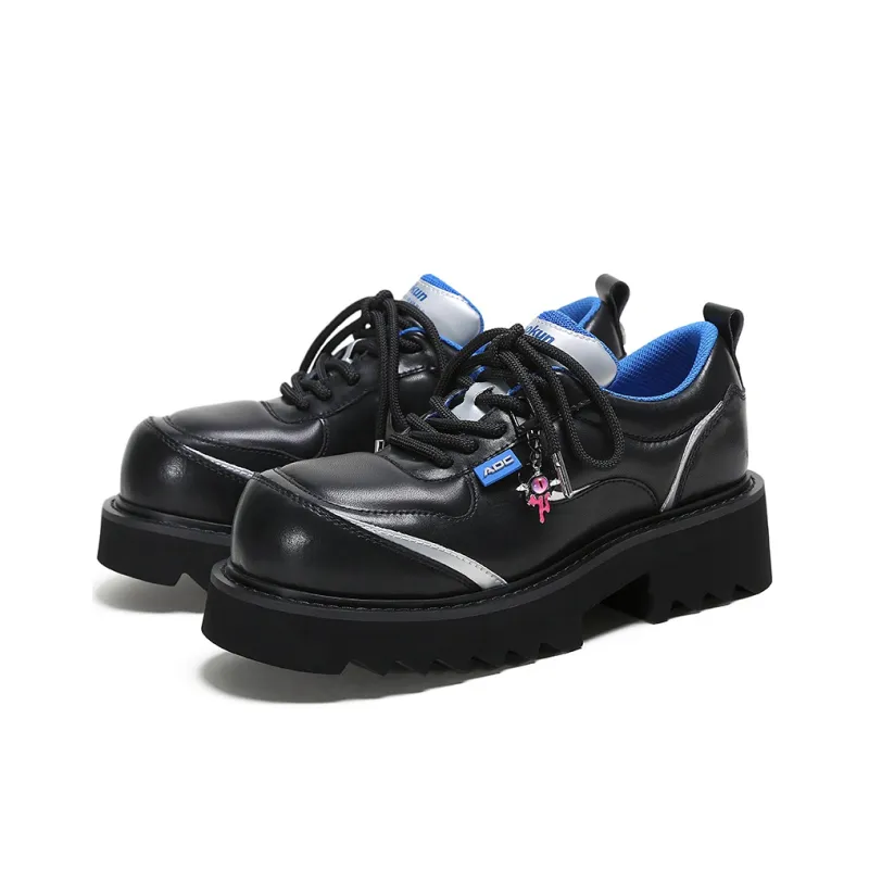 Lookun X ADCDAVINCI Functional Wind Series Casual Shoes Unisex Low Top Black/Blue-2