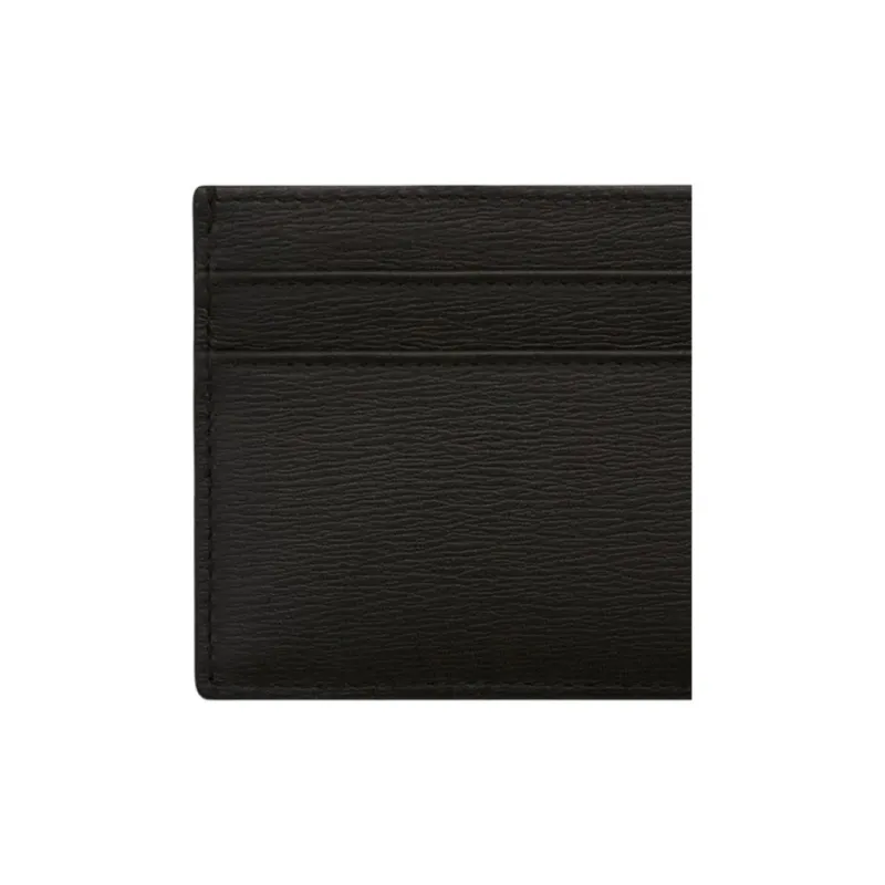 DIOR Calfskin Card Sleeve Card Holder Card Case Unisex Black-3