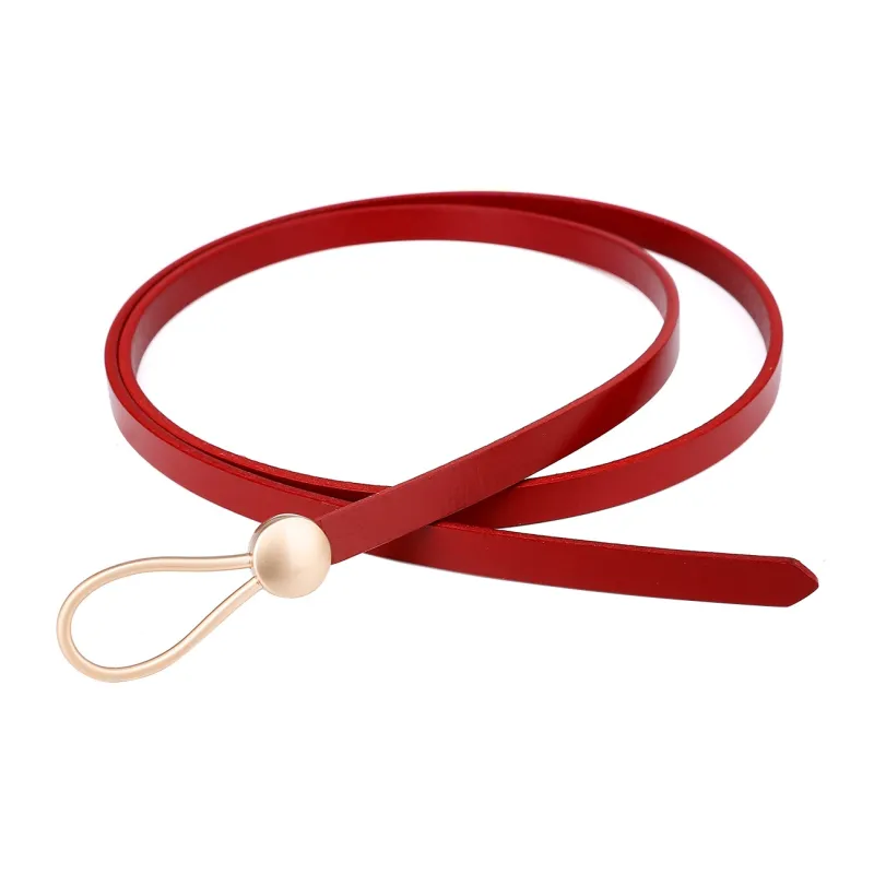 CATELLES Top Grain Cow Leather Leather Belts Women's 1.1cm-11
