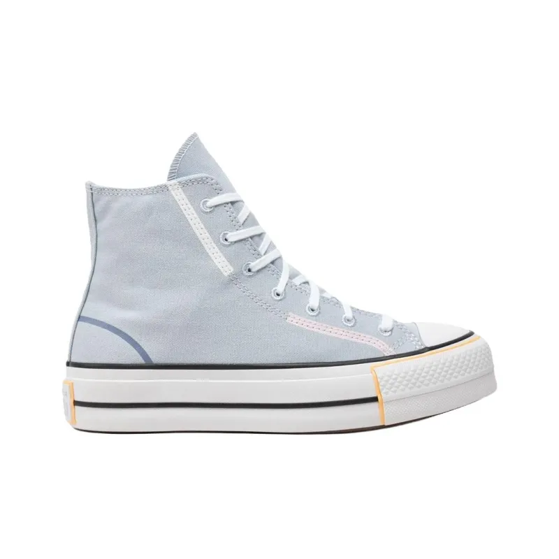 Converse Chuck Taylor All Star Anti Slip Wear Resistant High Top Canvas Shoes Women's Light Blue-1