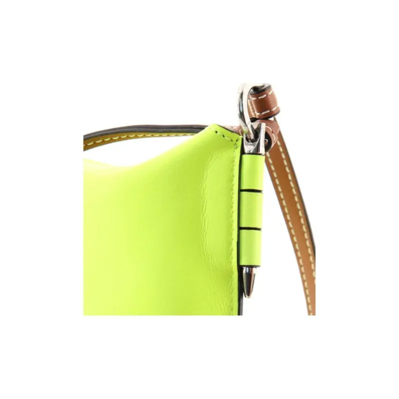 LOEWE Smiley® Collaboration Gate Pocket Calfskin Shoulder Bag Crossbody Bag Women's Yellow/Candy Color-5