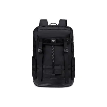 LVEYING Fabric Backpack Men's Black