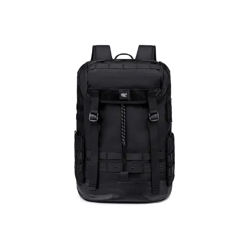 LVEYING Fabric Backpack Men's Black