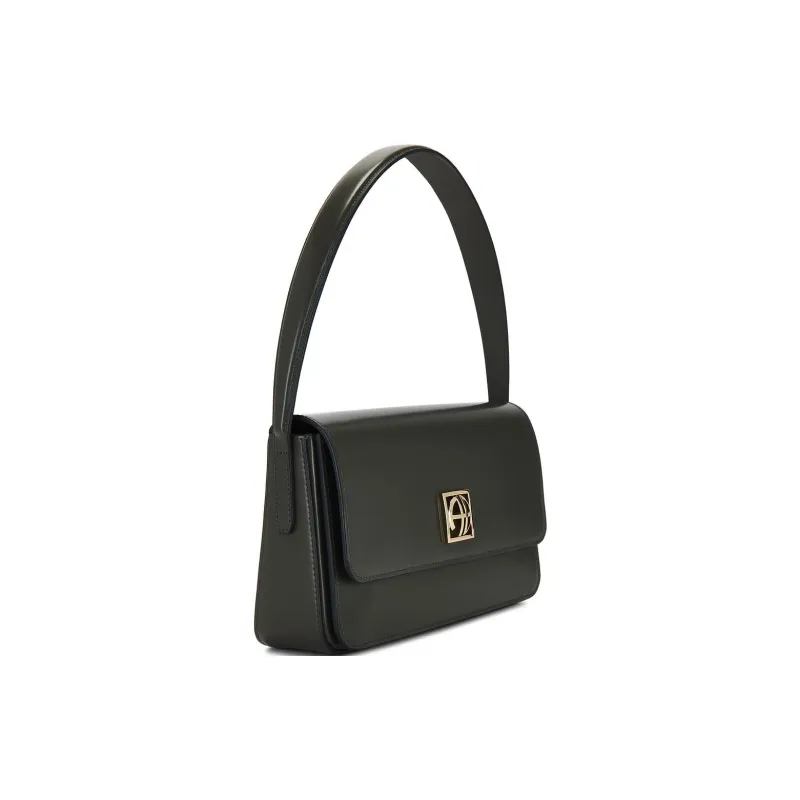 Anine Bing Cow Leather Handbag, Shoulder Bag Women's Highlighter Dark Green-1