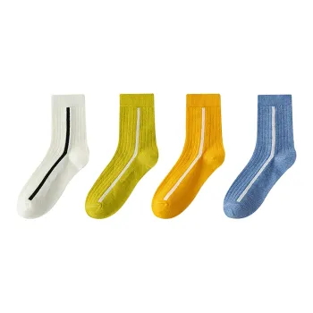 Caramella Mid Calf Socks Men's 4 Pack