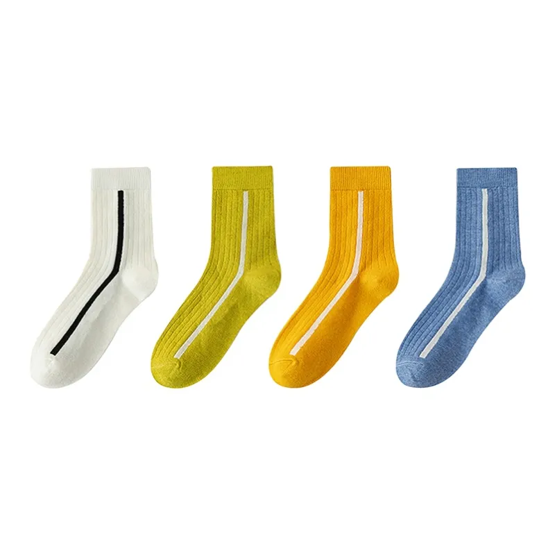 Caramella Mid Calf Socks Men's 4 Pack-0