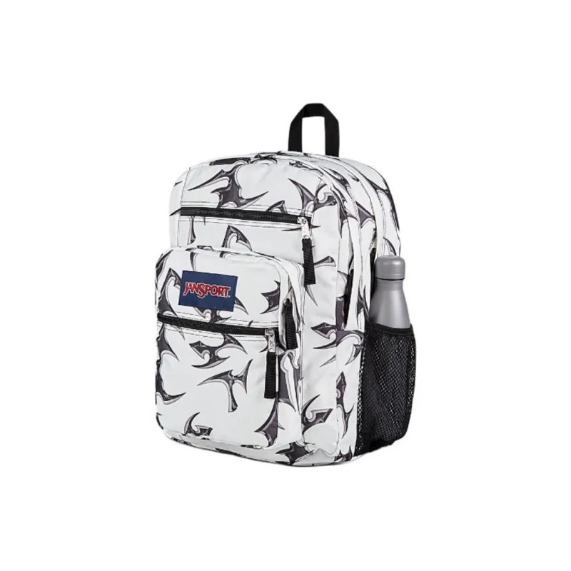 JanSport Recycled Polyester Backpack Large Size Unisex Network Silver White-2