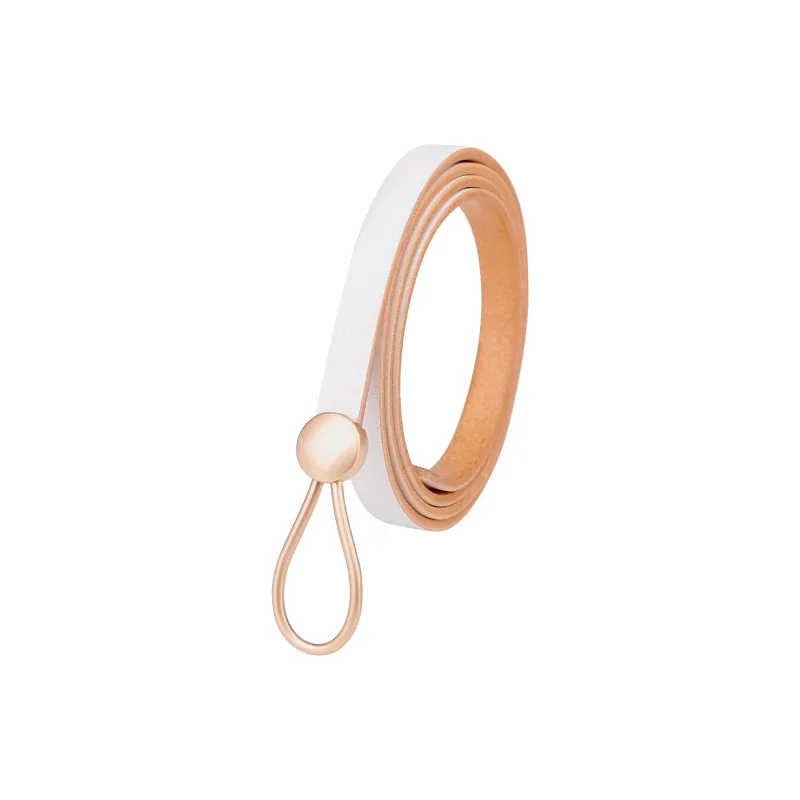 CATELLES Top Grain Cow Leather Leather Belts Women's 1.1cm-5