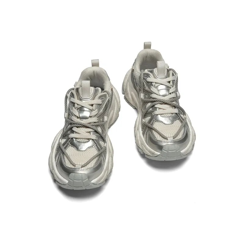 TCELLARS Cushioning, Slip Resistant, Abrasion Resistant, Height Increasing Low Top Chunky Sneakers Unisex-29