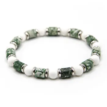 DRAGON LI Cyan Spotted Stone Taike Bracelets Unisex