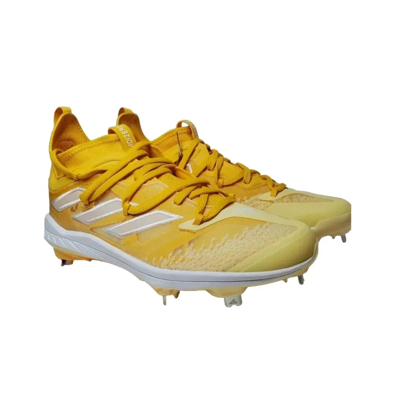 Adidas Afterburner Shock Absorbers With Slip Resistant Features Mid Top Training Shoes Men's Yellow-1