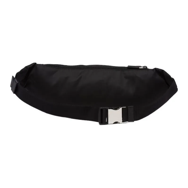 PRADA Fabric One Shoulder Crossbody Bag Sling Bag Fanny Pack Men's Black-2