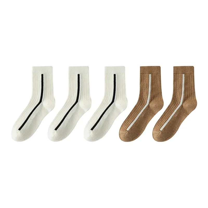 Caramella Mid Calf Socks Men's 5 Pack-2
