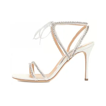 SERGIO ROSSI Rhinestone-embellished Sandals