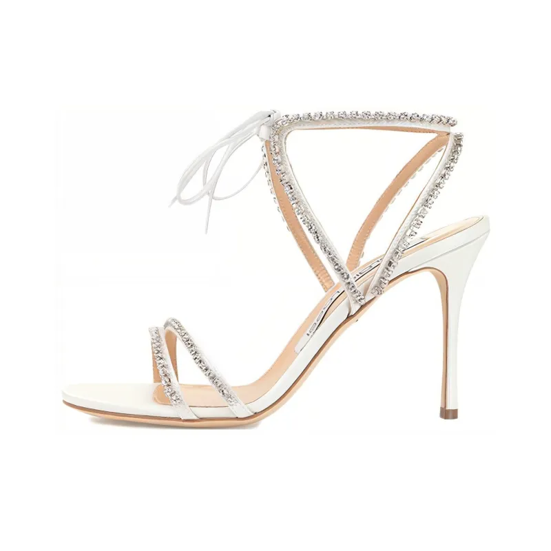 SERGIO ROSSI Rhinestone-embellished Sandals-0