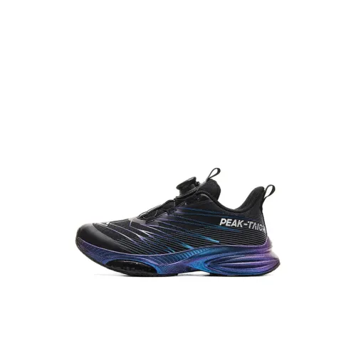PEAK State Pole 1.0 Plus Anti-Slip Wear-Resistant Low-Top Kids' Running Shoes Black Kids'