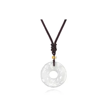HANYUDIE Obsidian Love Confession Anniversary With Necklace Unisex