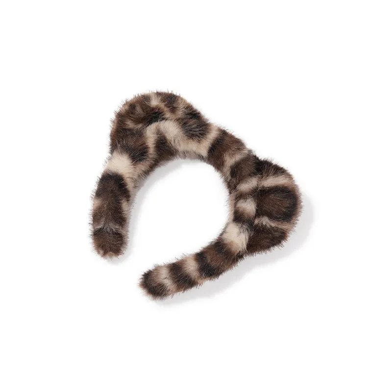 DODOGOGO Faux Rabbit Fur Headbands Women's-4
