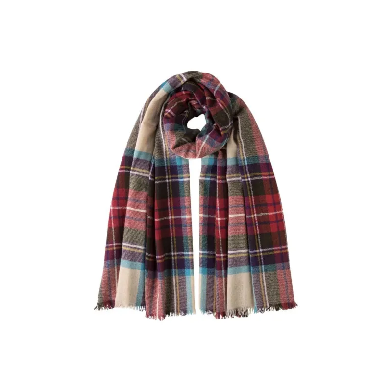 JOHNSTONS OF ELGIN Cashmere Shawls Unisex Pink-0