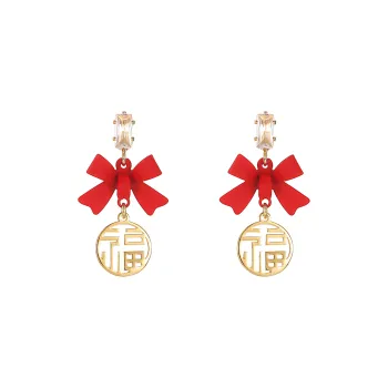WAW Gold Plated Copper Earrings Women's
