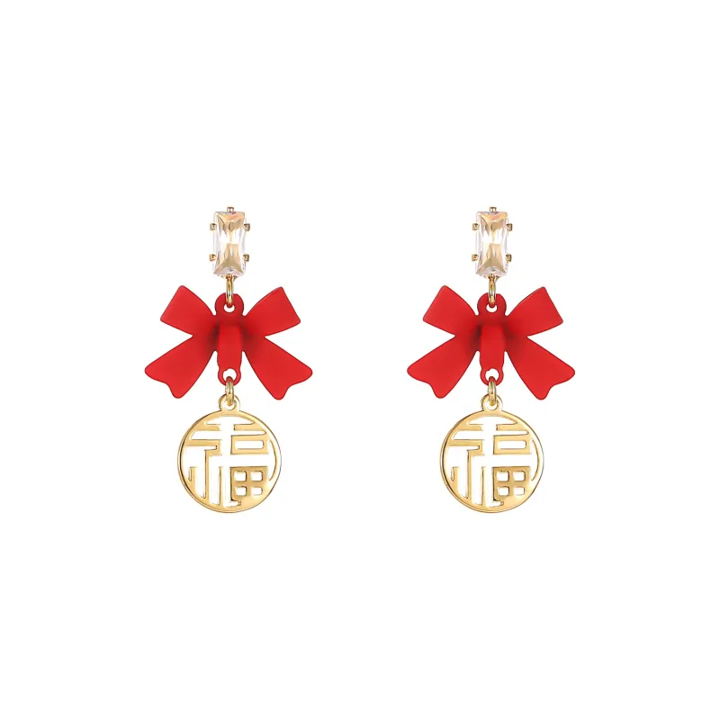 WAW Gold Plated Copper Earrings Women's-0