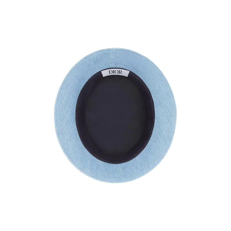 DIOR Cotton Bucket Hats Kids' Blue-2