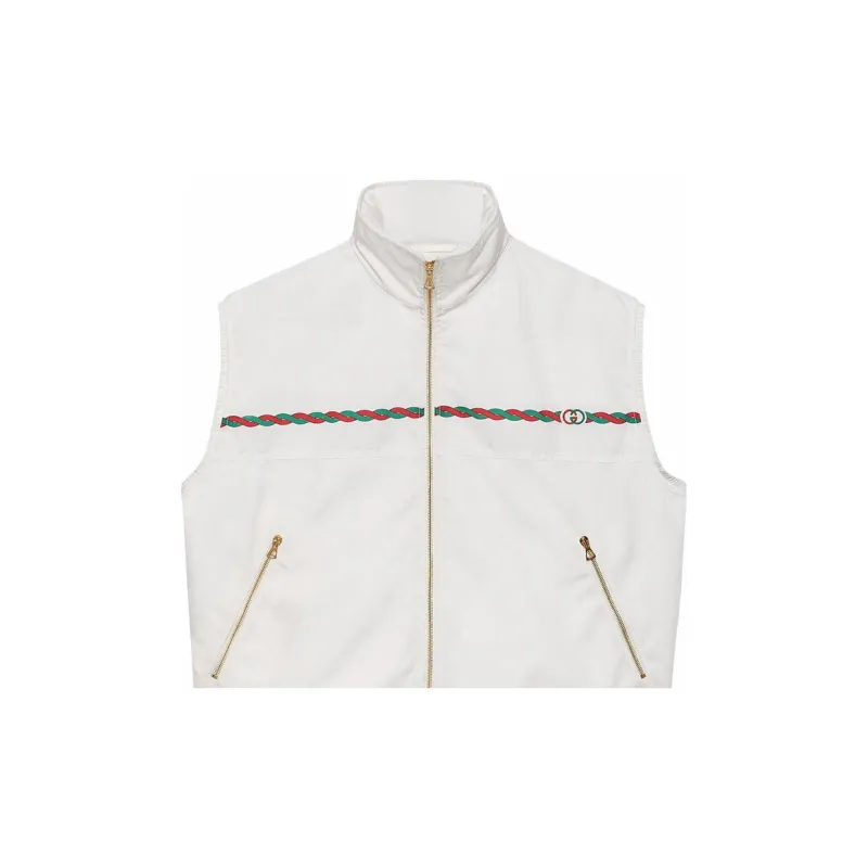 GUCCI Gg Embroidered Vest-8