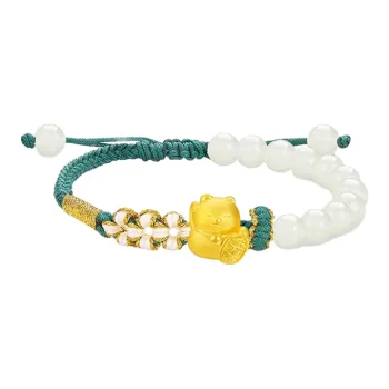 Zheng Tai Fook Gold Bracelet Unisex