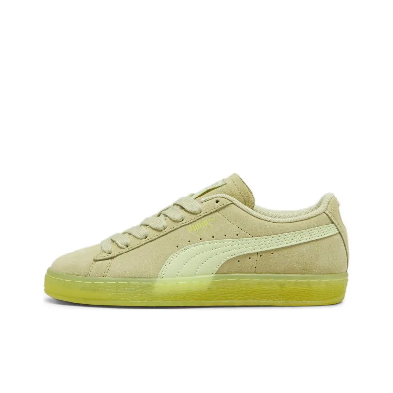 PUMA Suede Classic Anti Slip Wear Resistant Low Top Skateboard Shoes Women's Green-0