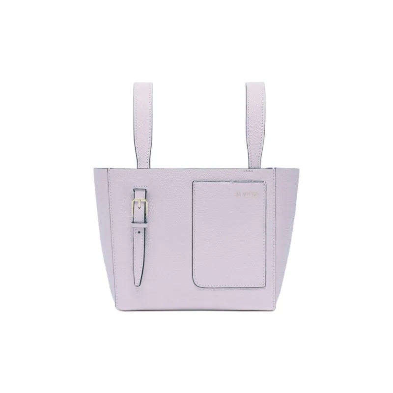 Valextra Patch Pocket Zip Up Mini Tote Bag-0